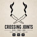 Cross Joints Svg, Marijuana Joint Svg, Png, Jpg Marijuana Svg, Instant download svg, Blunt Svg, Weed Svg, Cannabis Svg, Stoner Svg