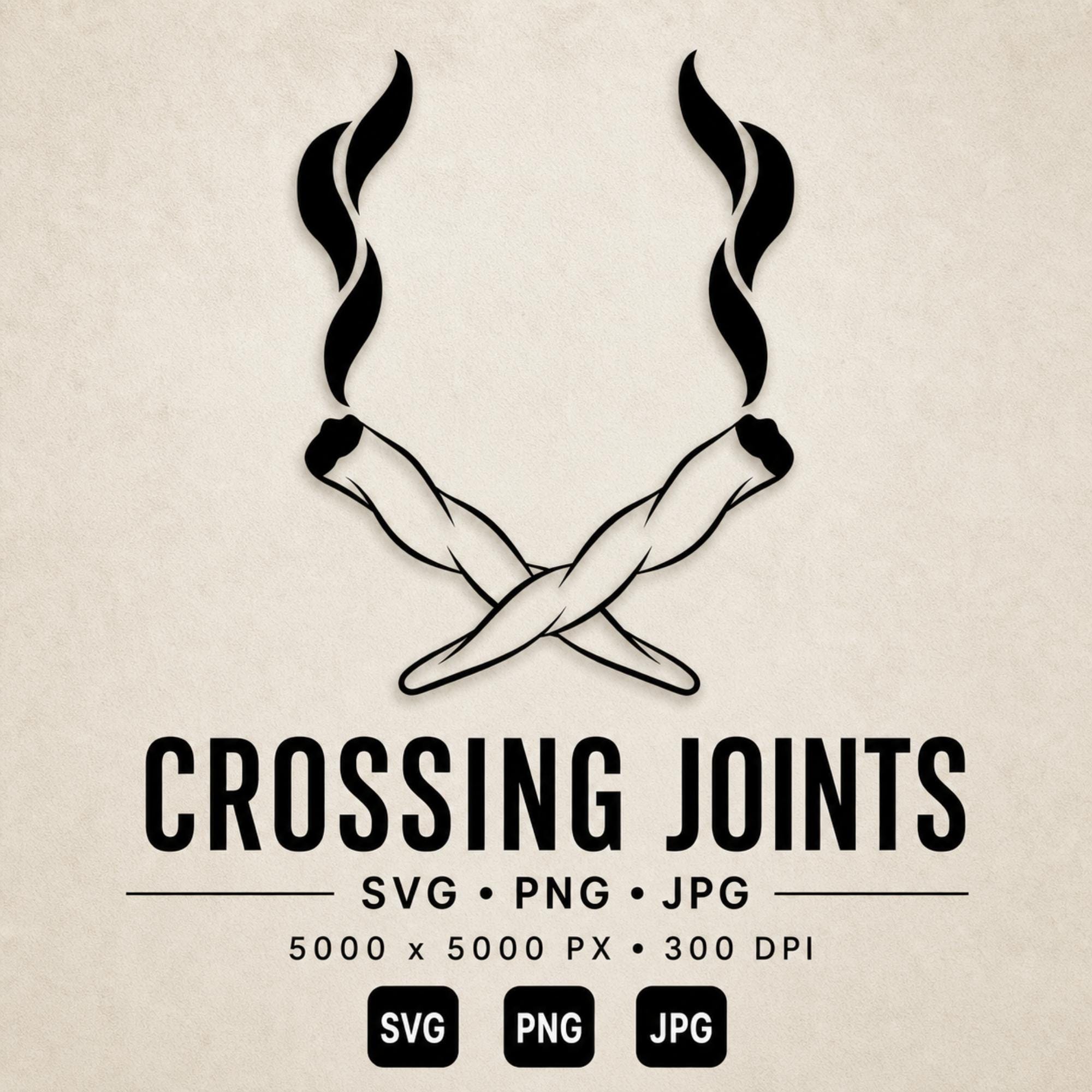 Cross Joints Svg, Marijuana Joint Svg, Png, Jpg Marijuana Svg, Instant download svg, Blunt Svg, Weed Svg, Cannabis Svg, Stoner Svg