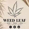 Marijuana Leaf SVG, Weed Leaf Svg, Cannabis Leaf Svg, Pot Leaf Svg, Stoner Svg, Marijuana Svg, Marijuana, Svg