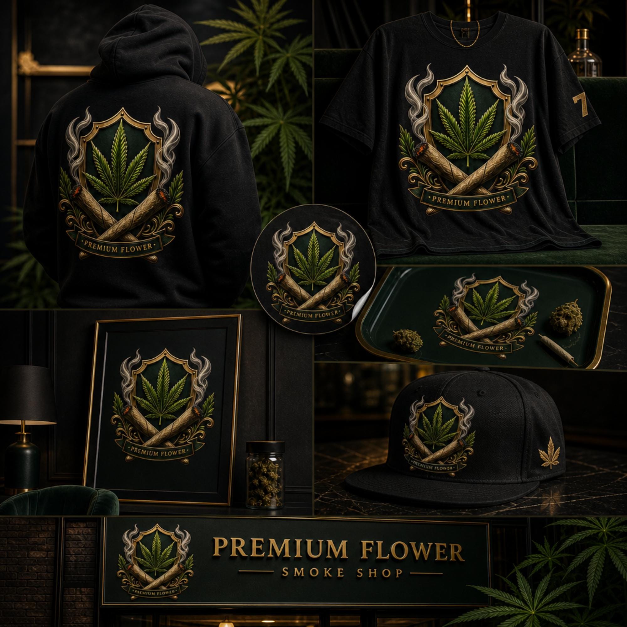 Marijuana PNG, Stoner, Weed Leaf PNG, Marijuana Crest Design, Stoner Clipart, 420 Streetwear Graphic, Sublimation PNG, jpg