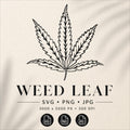 Marijuana Leaf SVG, Weed Leaf Svg, Cannabis Leaf Svg, Pot Leaf Svg, Stoner Svg, Marijuana Svg, Marijuana, Svg