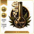 Marijuana PNG, Bong png, Cannabis Clipart, Weed Smoking, Stoner png, 420 png, High Resolution Digital Download