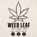 Marijuana Leaf SVG, Weed Leaf Svg, Cannabis Leaf Svg, Pot Leaf Svg, Stoner Svg, Marijuana Svg, Marijuana, SVG