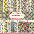 Watercolor Digital Paper, Paper Patterns, Scrap Set, Junk Paper, PNG, JPG, Printable, 300dpi High Resolution, 3600x3600, 12x12