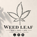 Marijuana Leaf SVG, Weed Leaf Svg, Cannabis Leaf Svg, Pot Leaf Svg, Stoner Svg, Marijuana Svg, Marijuana, Svg